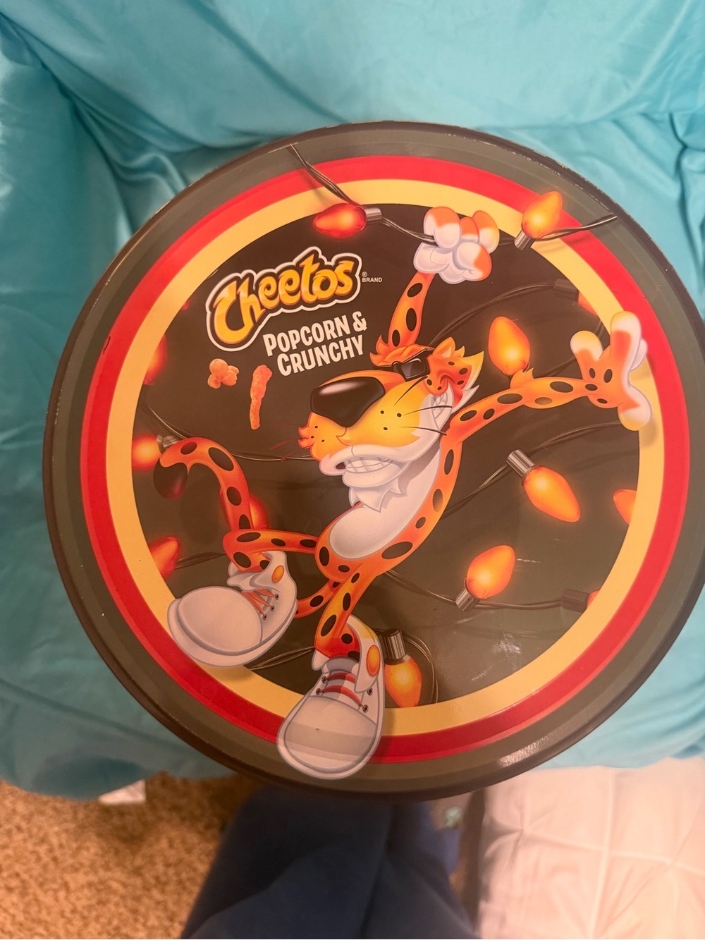 Cheetos Popcorn & Crunchy Decorative Tin - Black/Red